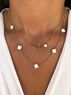 christina Christi | Sideways Cross Necklace, Tiny Crosses Necklace 