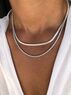 christina Christi | Silver Chain Necklaces 