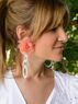 christina Christi | Flower Clip On Earrings 