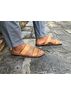 christina Christi | Leather Sandals Men Two Strappies 