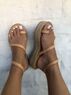 christina Christi | Handmade Leather Sandals Natural Color 