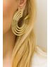 christina Christi | Gold Hoop Earrings Large 