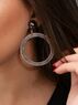 christina Christi | Silver Hoop Earrings Clip On 