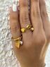 christina Christi | Gold Rings, Solid and Heart 