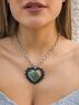 christina Christi | Handmade Mirrored Heart Necklace 