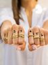 christina Christi | Gold Stackable Rings 