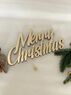 christina Christi | Χρυσό Merry Christmas Διακοσμητικό Γούρι 