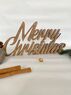 christina Christi | Wooden Merry Christmas Ornament 