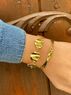 christina Christi | Gold Circles Bracelet - Gold Bangle 