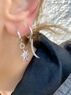 christina Christi | Silver Stud Earrings 