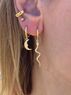 christina Christi | Minimal Hoops Earrings Gold 