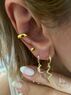 christina Christi | Minimal Hoops Earrings Gold 