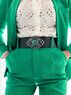 christina Christi | Wide Leather Belt Women - Le Turquoise 