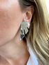 christina Christi | Statement Earrings Silver 