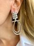 christina Christi | Silver Drop Earrings 