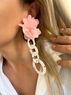 christina Christi | Flower Clip On Earrings 