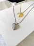 christina Christi | Valentines Day Gold Heart Necklace 