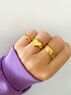 christina Christi | Gold Stackable Rings Women 