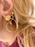 christina Christi | Gold Heart Earrings 