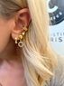 christina Christi | Gold Minimal Stud Earrings 