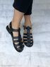 christina Christi | Gladiator Sandals Women Black 